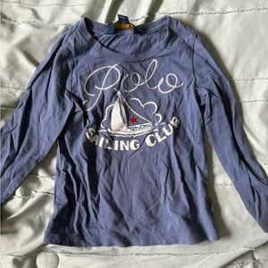 Polo by Ralph Lauren Gray Embroidered Tee